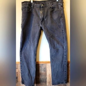 Mens Levi Black Jeans 38x30